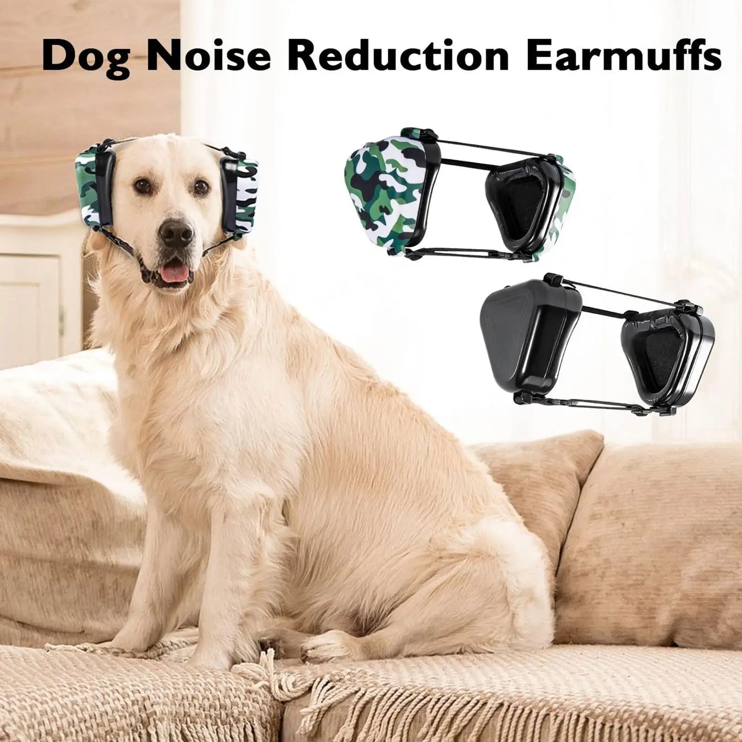 Dog Ear Muffs Noise Reduction Hearing Protection Anti-noise Dog Supplies Ear Muffs Pet Noise Reduction Multifunctional Ear Muffs