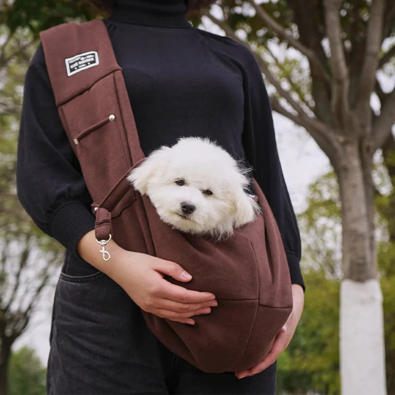 Wholesale Comfortable Dog Bag Pet Crossbody Shoulder Bag Outdoor Travel Portable Cat Puppy Sling Carrier Bag Pet Carrying packet