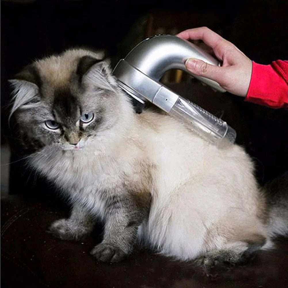 Vacuum Fur Cleaner Electric Cat Dog Hair Remover Deshedding Clipper Suction Device Pets Massage Pet Grooming Animals Hair Comb