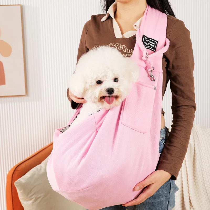 Wholesale Comfortable Dog Bag Pet Crossbody Shoulder Bag Outdoor Travel Portable Cat Puppy Sling Carrier Bag Pet Carrying packet