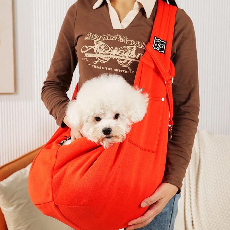 Wholesale Comfortable Dog Bag Pet Crossbody Shoulder Bag Outdoor Travel Portable Cat Puppy Sling Carrier Bag Pet Carrying packet