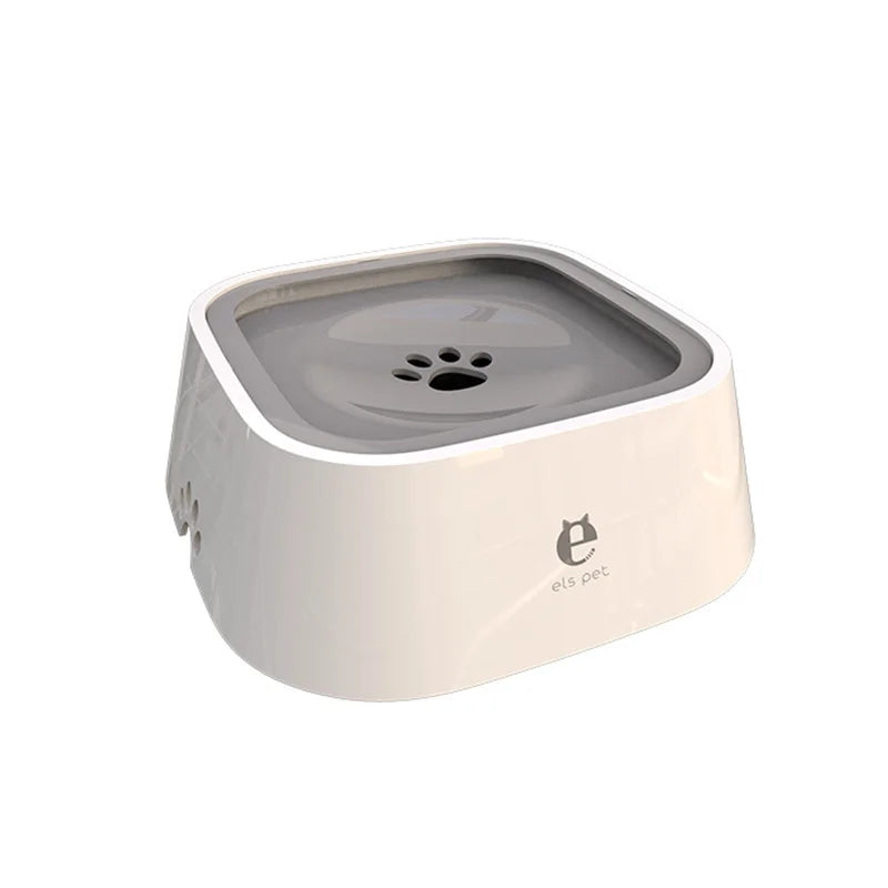 Dog Drinking Water Bowl Floating Non-Wetting Mouth Cat Bowl Without Spill Drinking Water Dispenser Plastic Anti-Over Dog Bowl