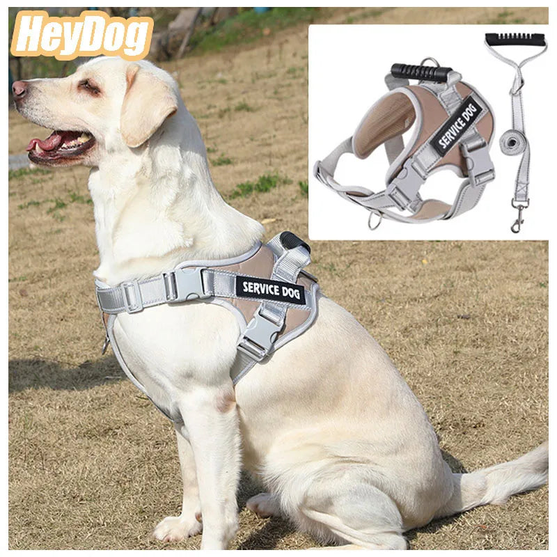 Dog Chest Harness With Traction Hook Suitable Large Dog Vest Style Dog Walking Rope Control Dog Strap Accessories Prevent Loss