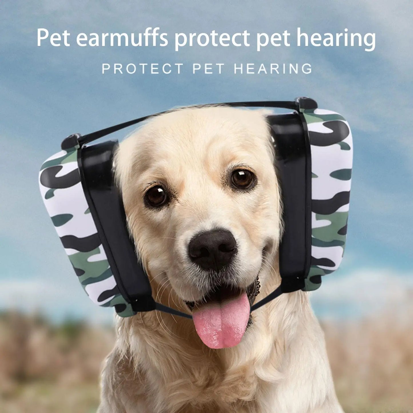 Dog Ear Muffs Noise Reduction Hearing Protection Anti-noise Dog Supplies Ear Muffs Pet Noise Reduction Multifunctional Ear Muffs