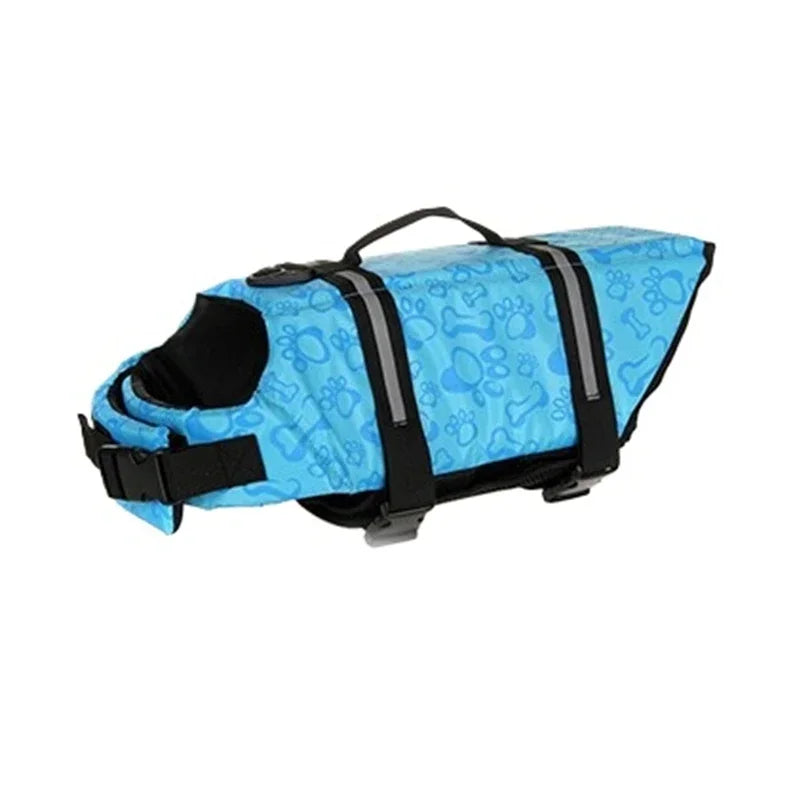 Summer Dog Life Jacket Reflective Adjustable Pet Swimwear Safety Vest Surfing Sailboat Enhanced Buoyancy Puppy Life Jacket