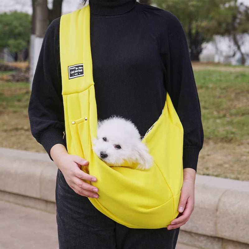 Wholesale Comfortable Dog Bag Pet Crossbody Shoulder Bag Outdoor Travel Portable Cat Puppy Sling Carrier Bag Pet Carrying packet