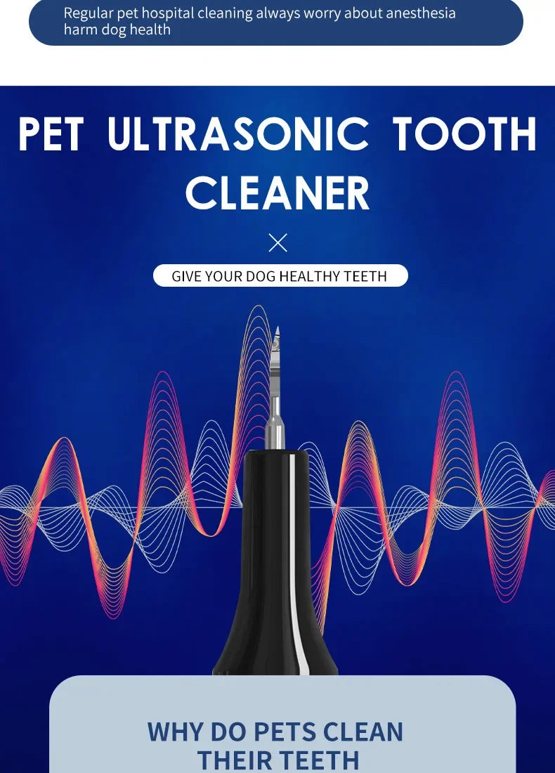 Household Dog Toothbrush Ultrasonic Portable Dog Toothbrushs Electric Bright White Teeth Professionally Cleaner Pet Supplies