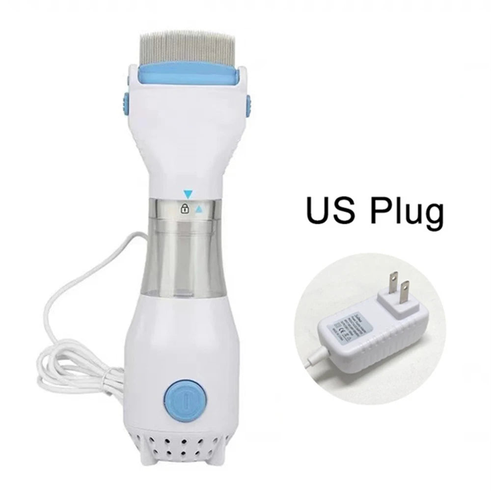 Electric Lice Grabber Multifunctional Physical Flea Removal Killer Brush Pets Comb Cats Dogs Hair Cleaner Lice Remover Comb