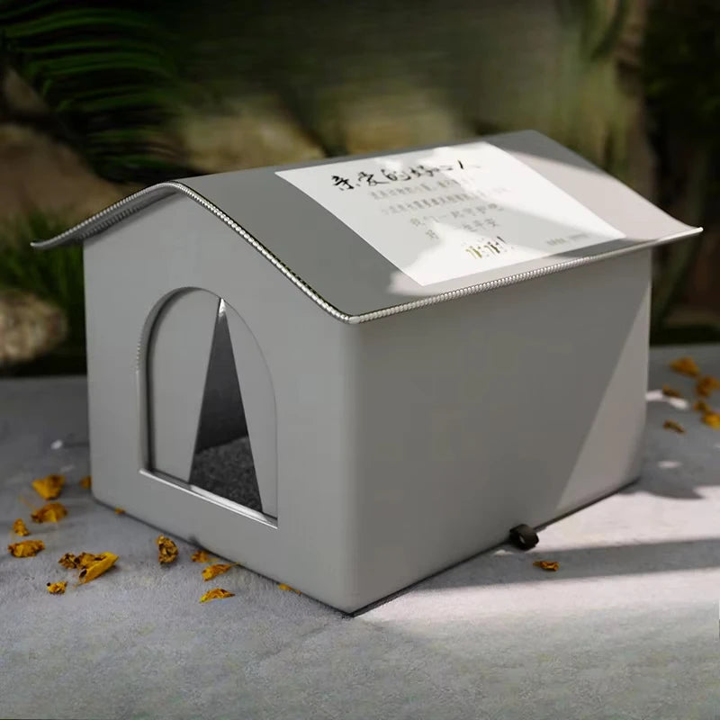 Cat House Weatherproof Safe Outside Winter Warm Pet Sleeping Bed Outdoor Foldable Small Dog Puppy Supply Universal Four Seasons