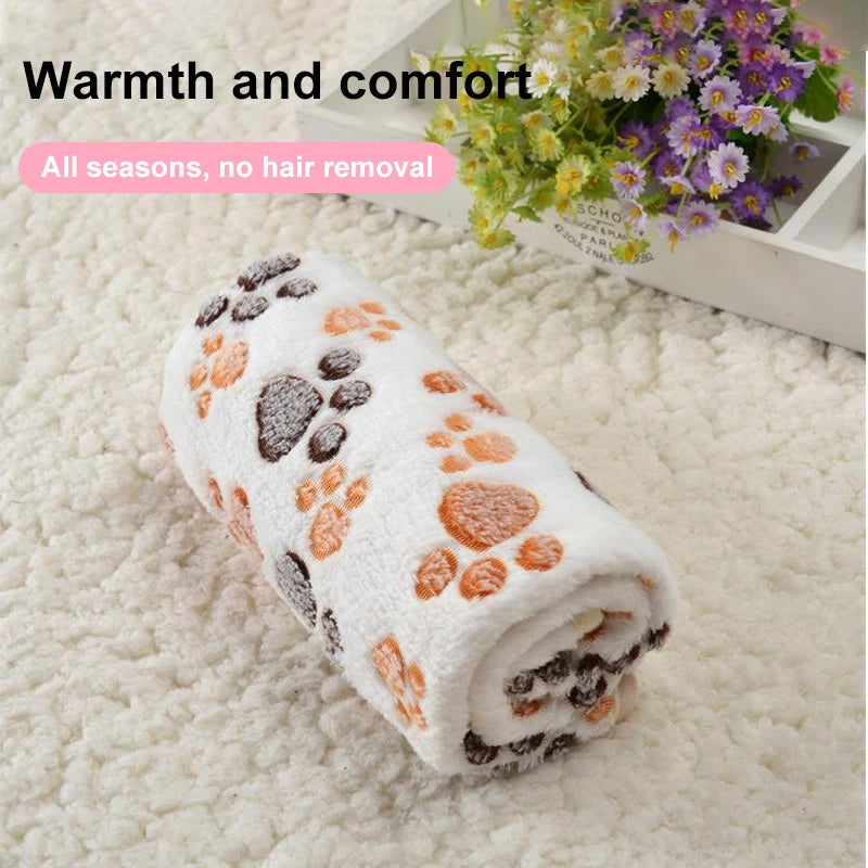 40X60CM Pet Blanket Winter Warm Dog Blanket Cute Warm and Comfortable Cat and Dog Cushion Blanket Pet Supplies